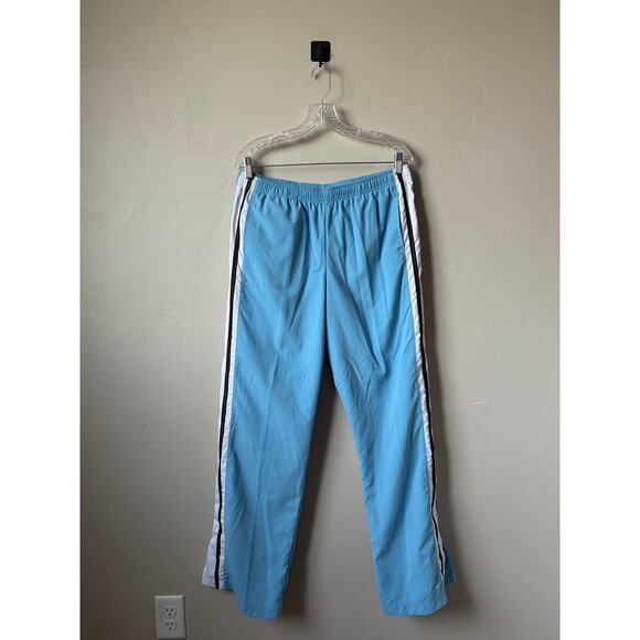 VTG Nike Women's Sky Blue w/ Black/White Side Stripes Track Suit- XL Top/L Pants - Picture 10 of 13